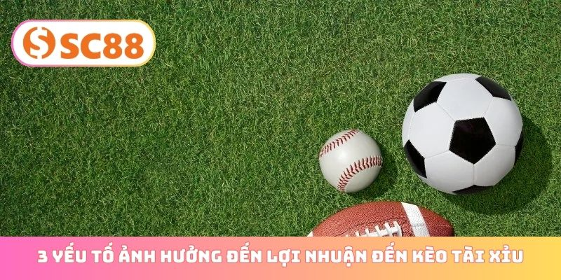 3 yếu tố ảnh hưởng đến lợi nhuận đến kèo tài xỉu