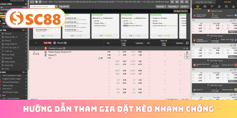 Hướng dẫn tham gia đặt kèo nhanh chóng