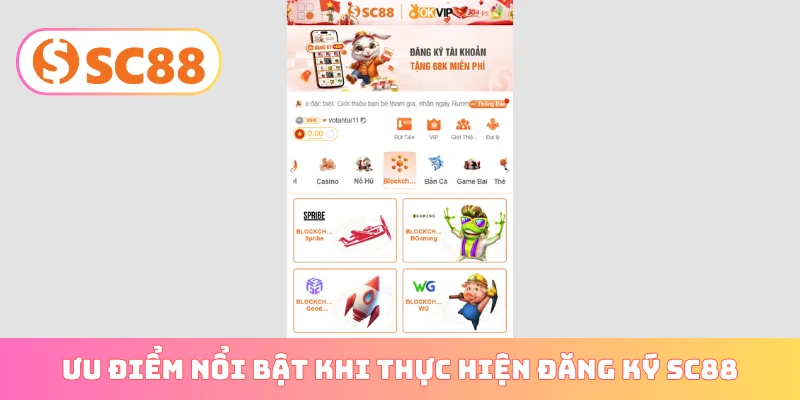Ưu điểm nổi bật khi thực hiện đăng ký SC88