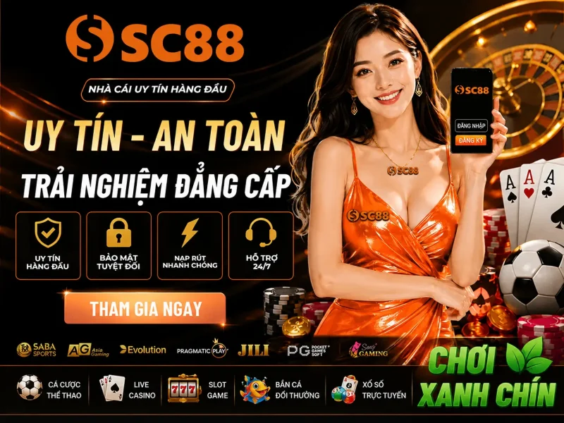 SC88 là sân chơi cá cược uy tín hàng đầu